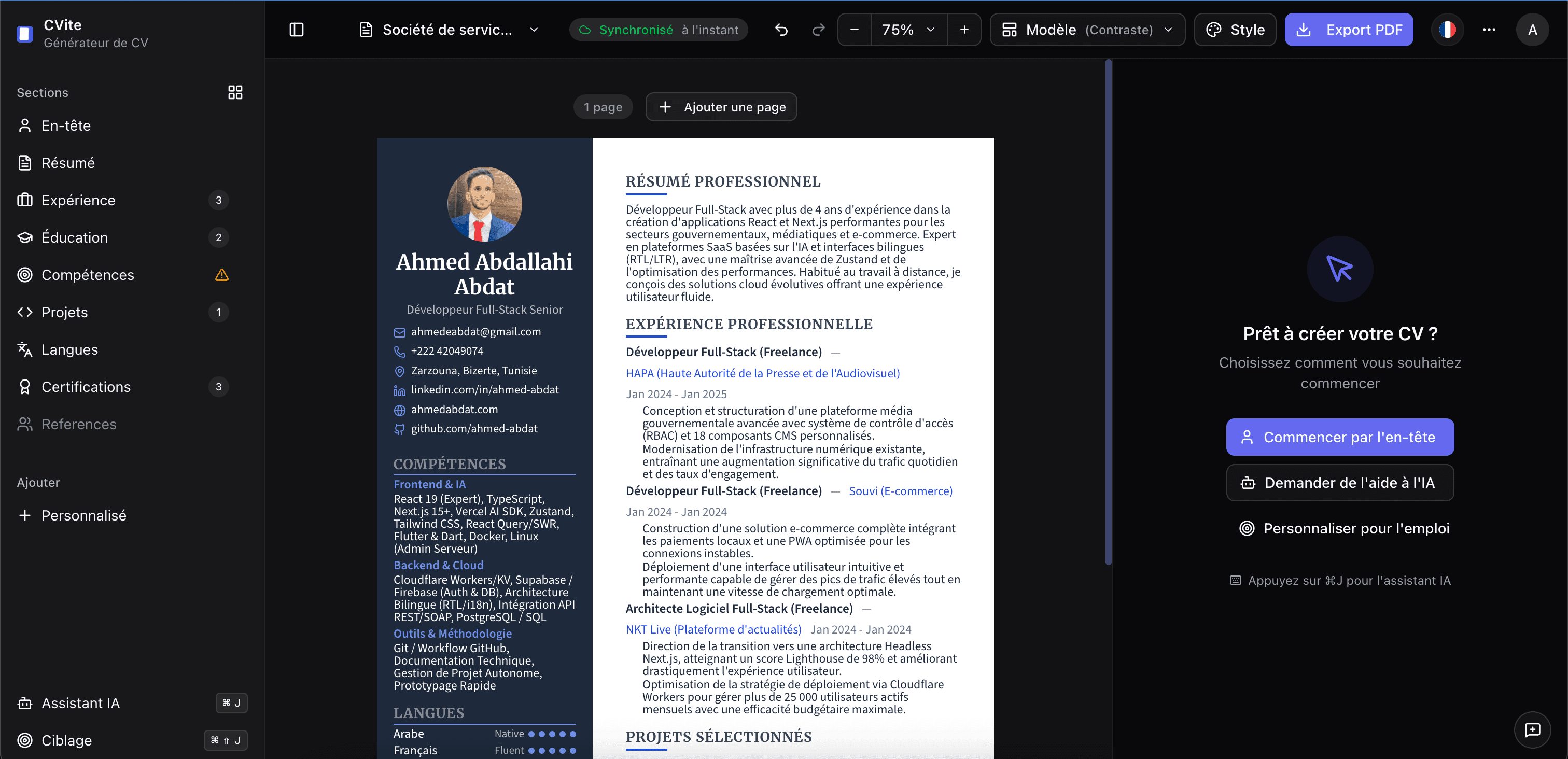 CVite - AI Career Platform Demo