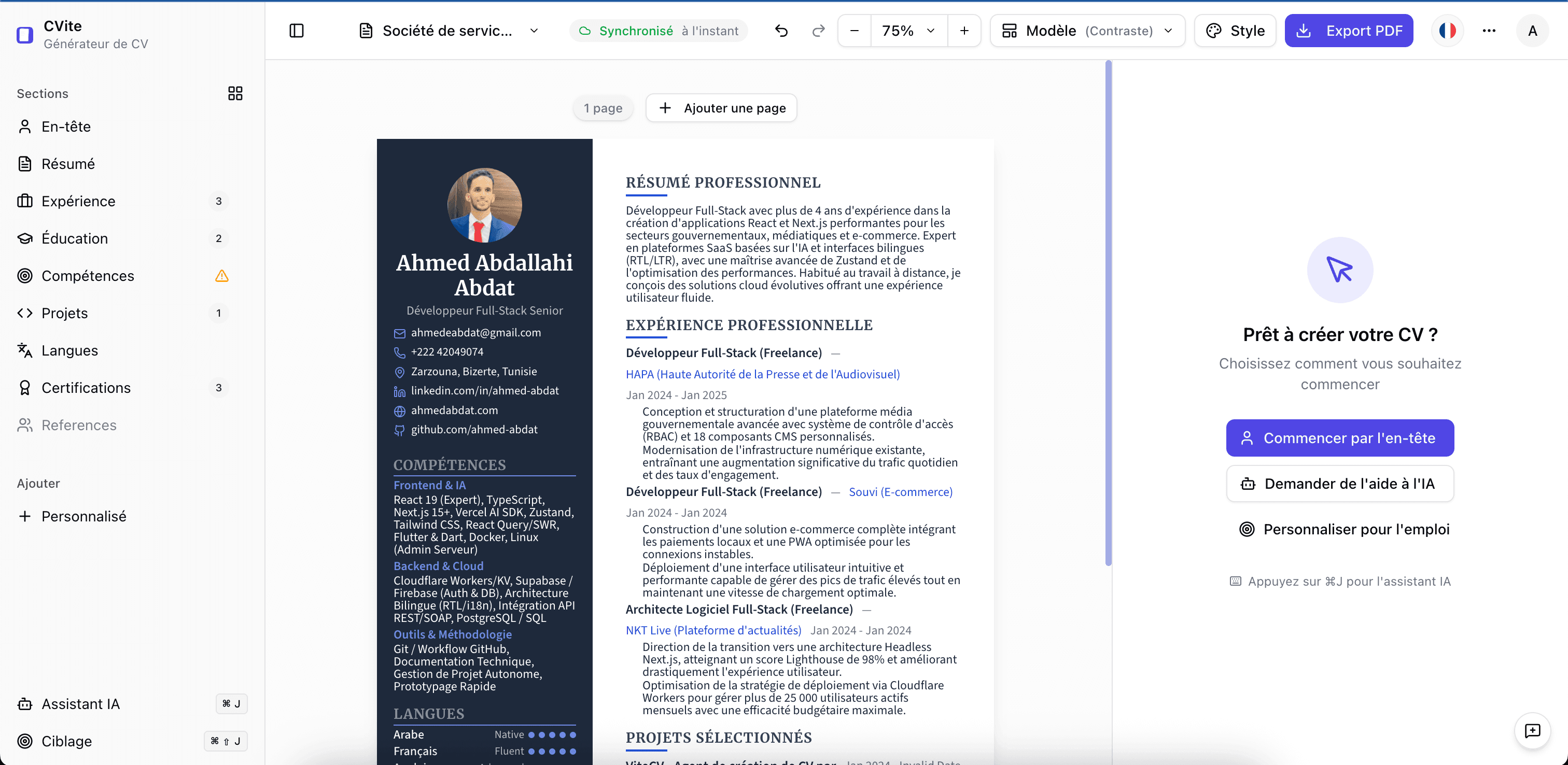CVite - AI Career Platform Demo